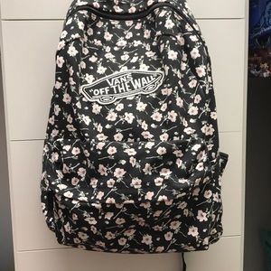 Vans floral backpack